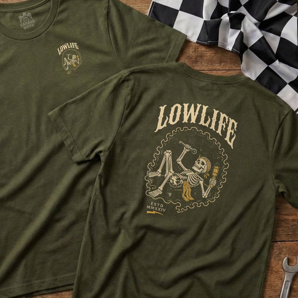 Military Green | Left Chest + Back (refreshed)