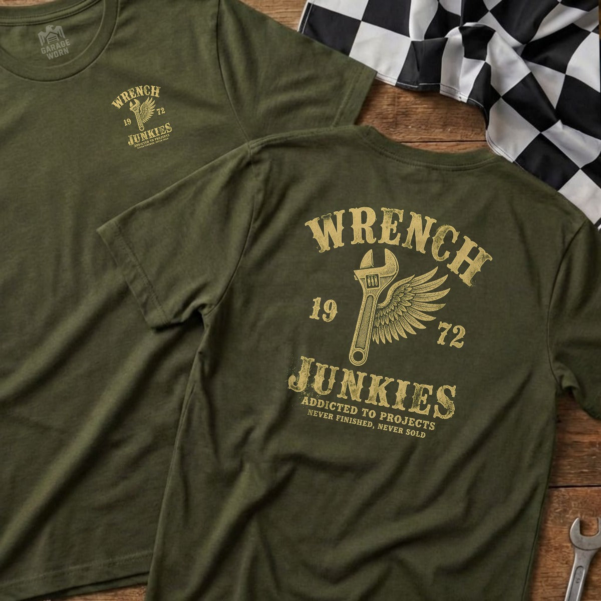 Military Green | Left Chest + Back (refreshed)