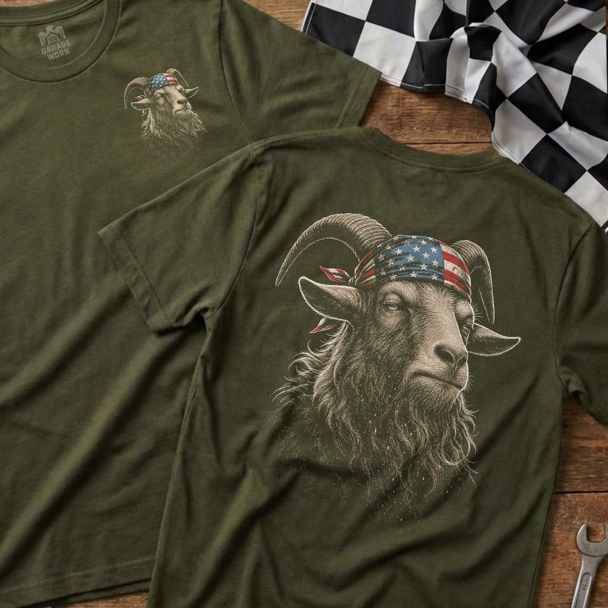 Military Green | Left Chest + Back (refreshed)