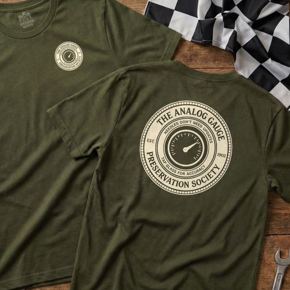Military Green | Left Chest + Back (refreshed)