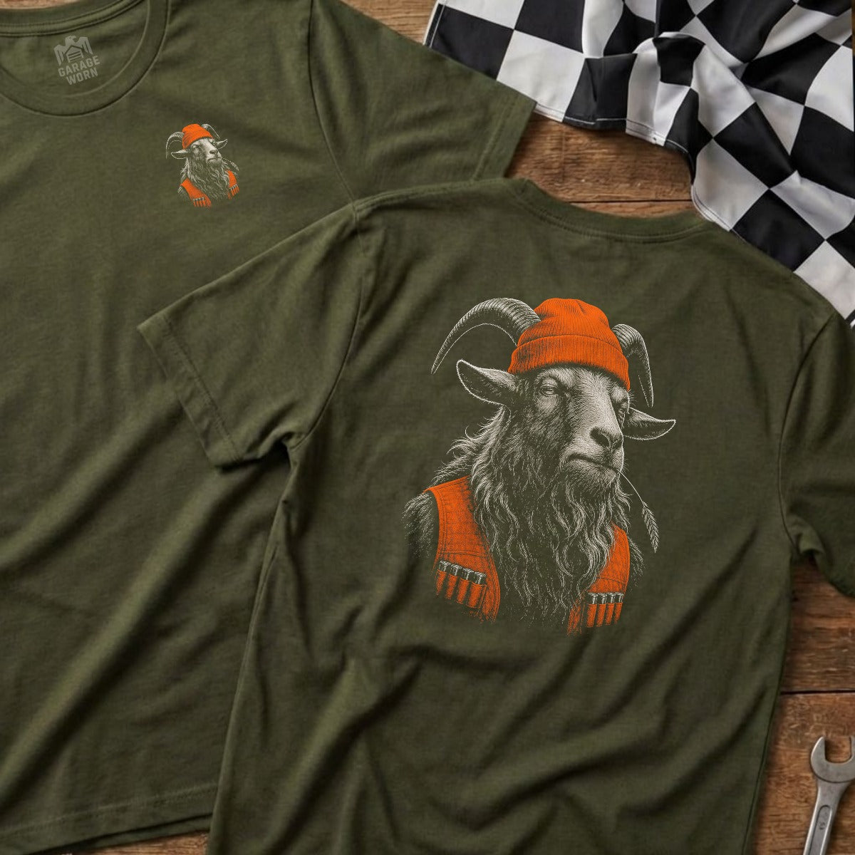 Military Green | Left Chest + Back (refreshed)