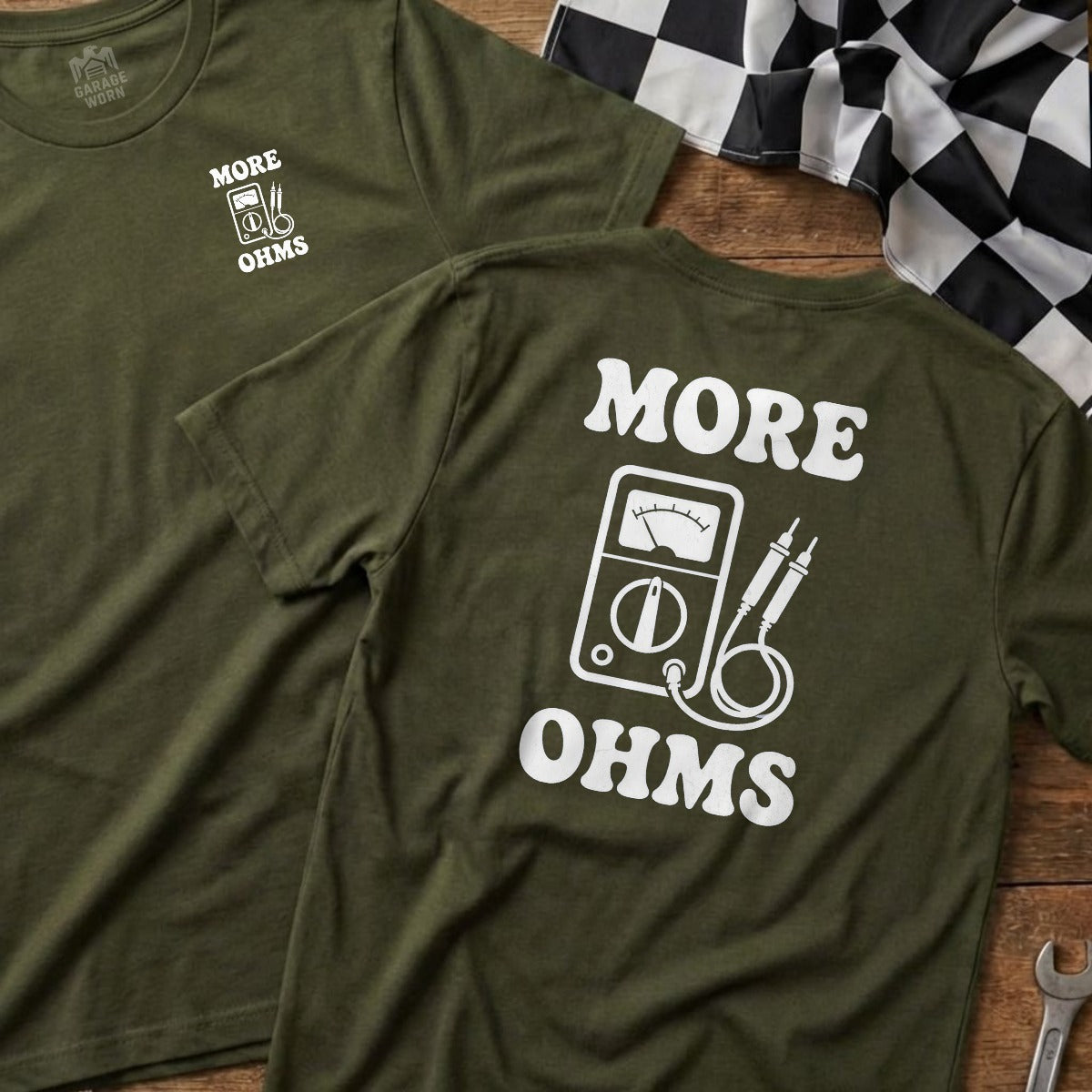 Military Green | Left Chest + Back (refreshed)
