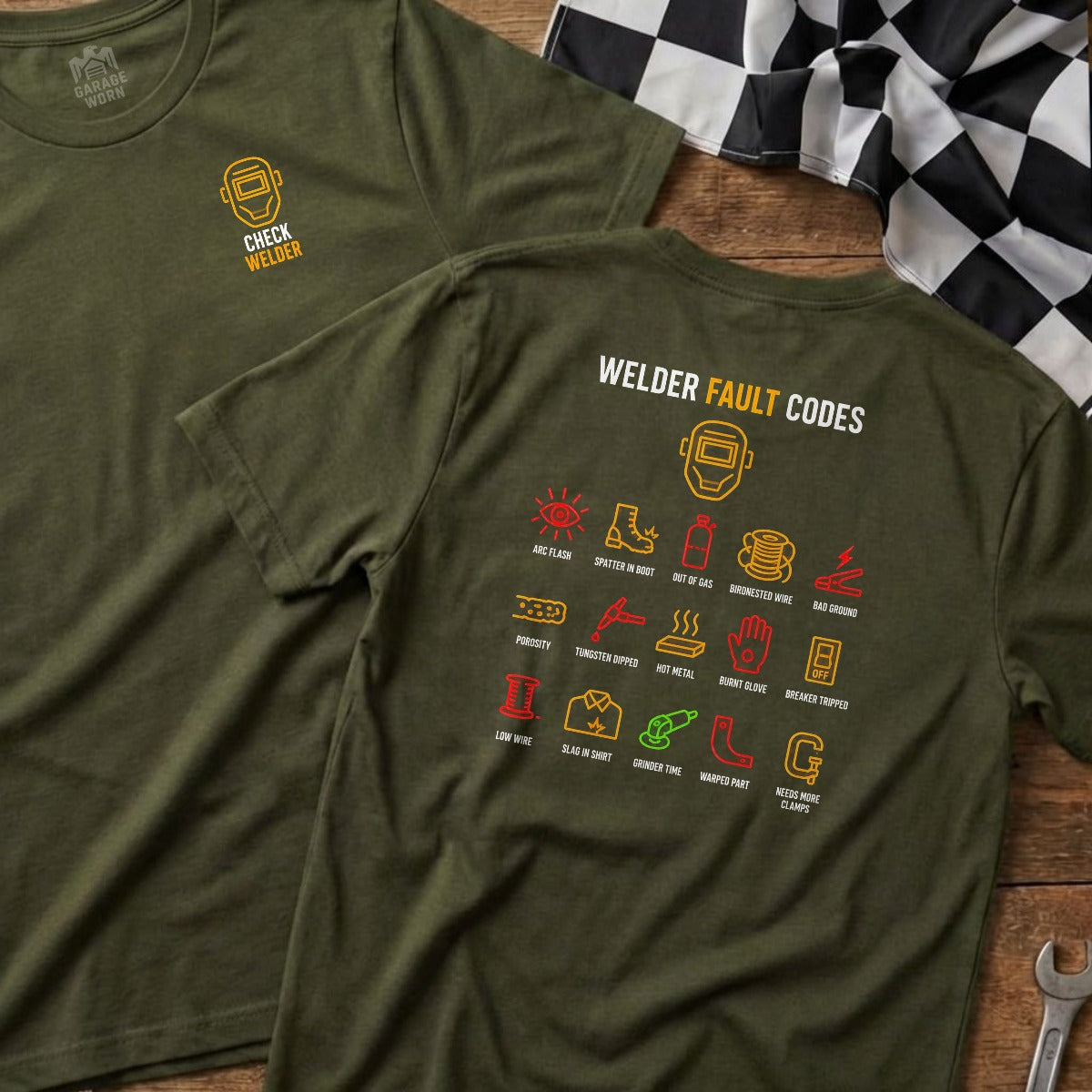 Military Green | Left Chest + Back (refreshed)