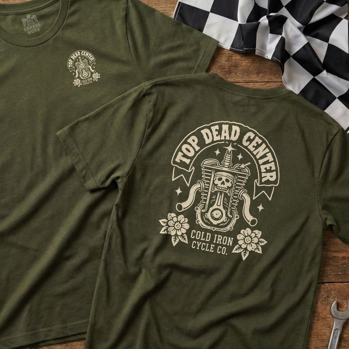 Military Green | Left Chest + Back (refreshed)