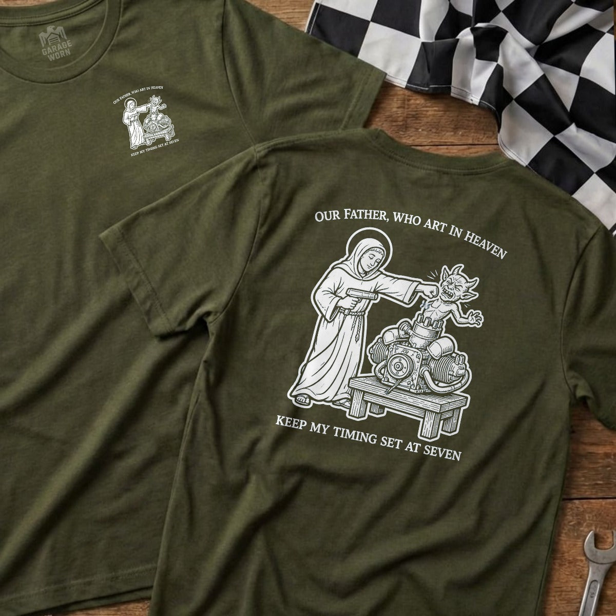 Military Green | Left Chest + Back (refreshed)