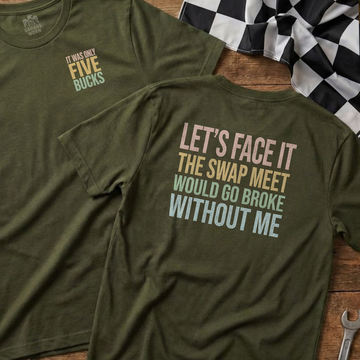 Military Green | Left Chest + Back (refreshed)