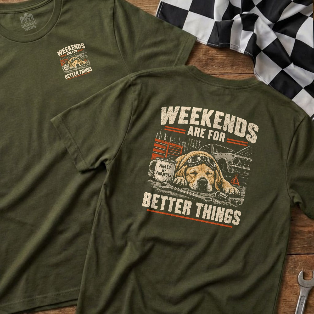 Military Green | Left Chest + Back (refreshed)
