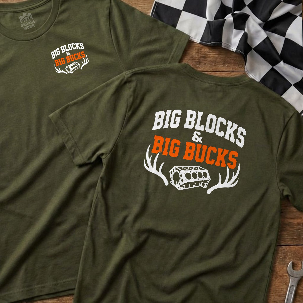 Military Green | Left Chest + Back (refreshed)