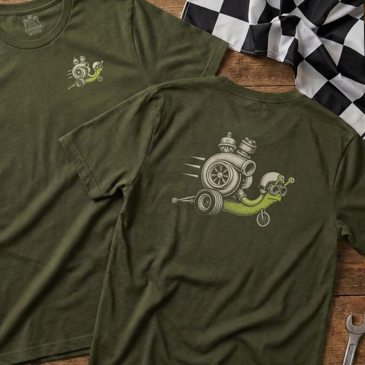 Military Green | Left Chest + Back (refreshed)