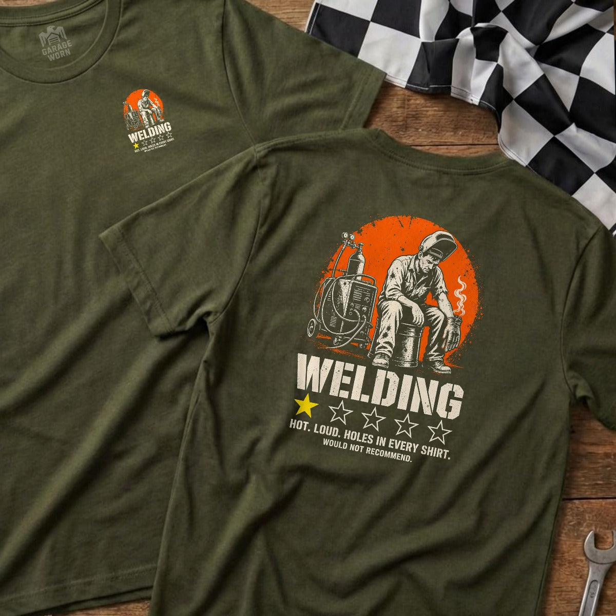 Military Green | Left Chest + Back (refreshed)