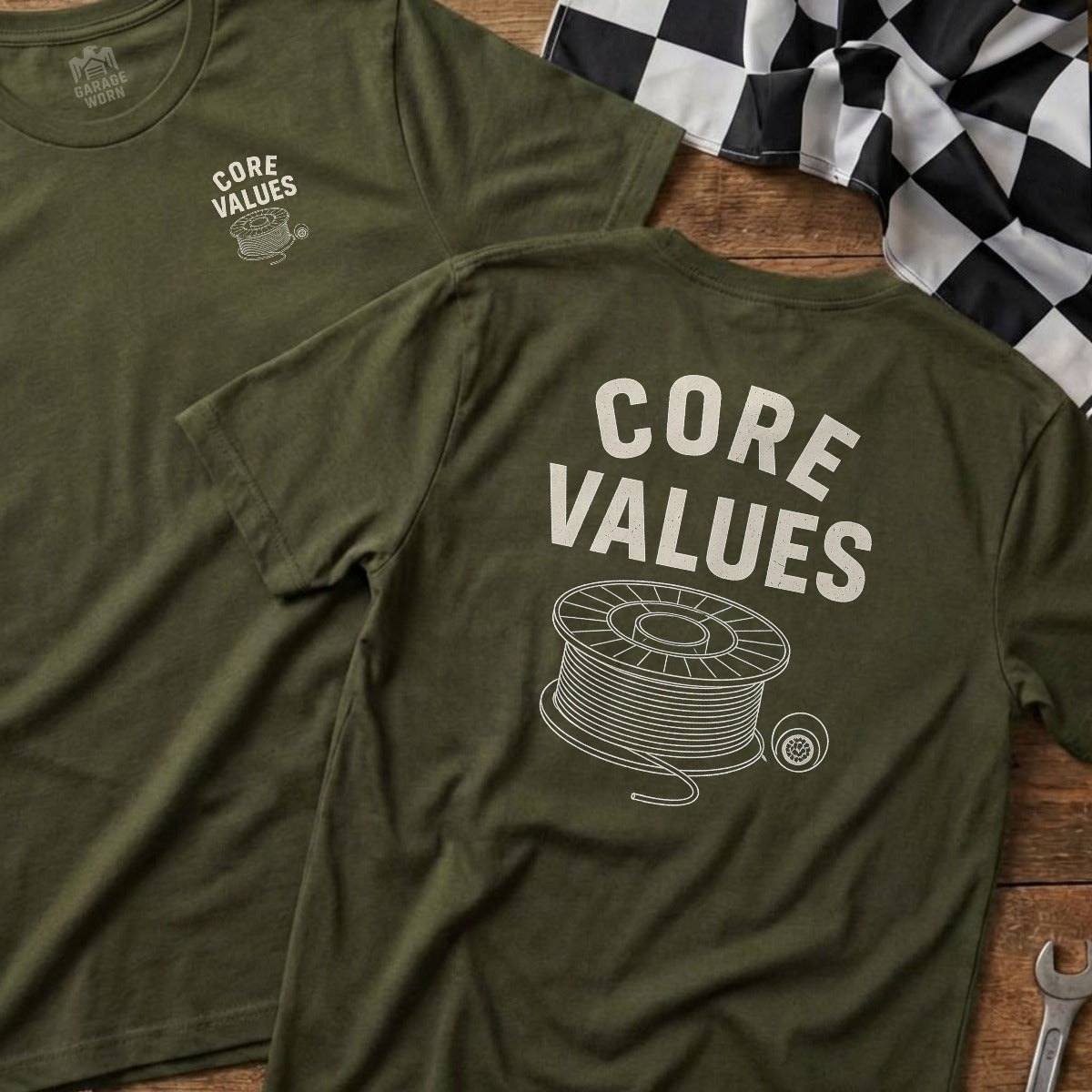Military Green | Left Chest + Back (refreshed)