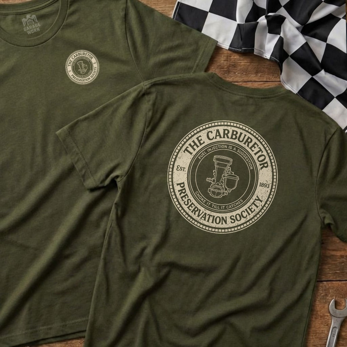 Military Green | Left Chest + Back (refreshed)