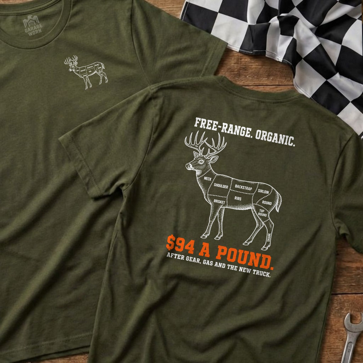 Military Green | Left Chest + Back (refreshed)