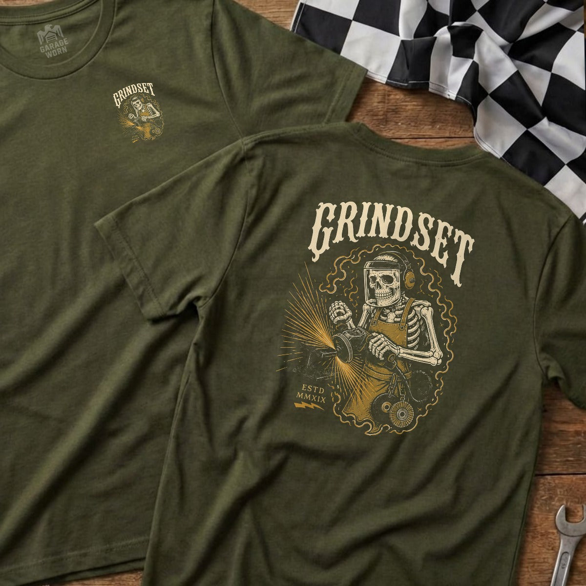 Military Green | Left Chest + Back (refreshed)