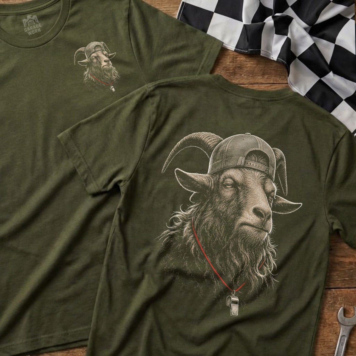 Military Green | Left Chest + Back (refreshed)