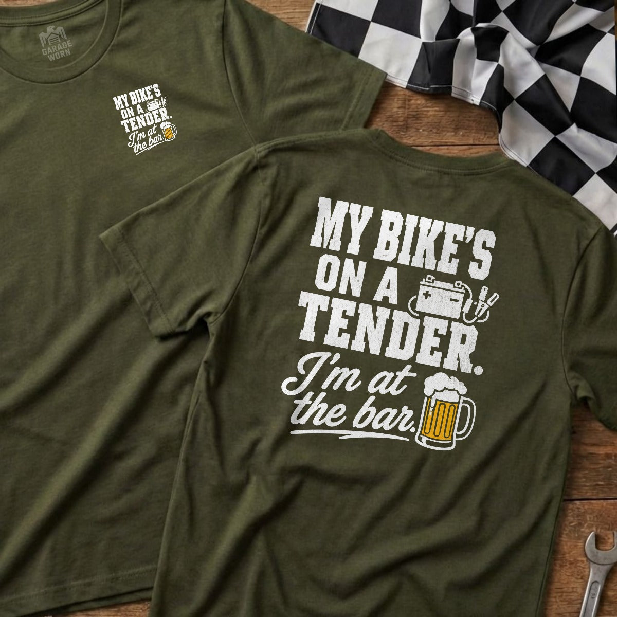 Military Green | Left Chest + Back (refreshed)