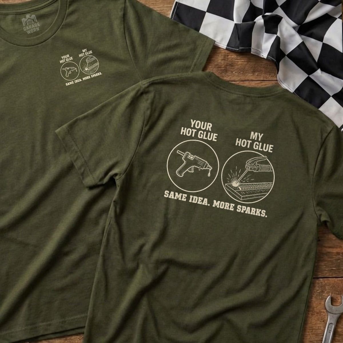 Military Green | Left Chest + Back (refreshed)