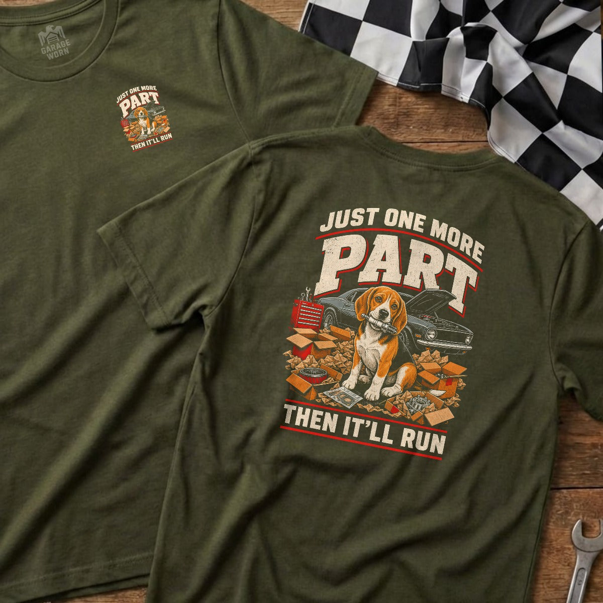 Military Green | Left Chest + Back (refreshed)