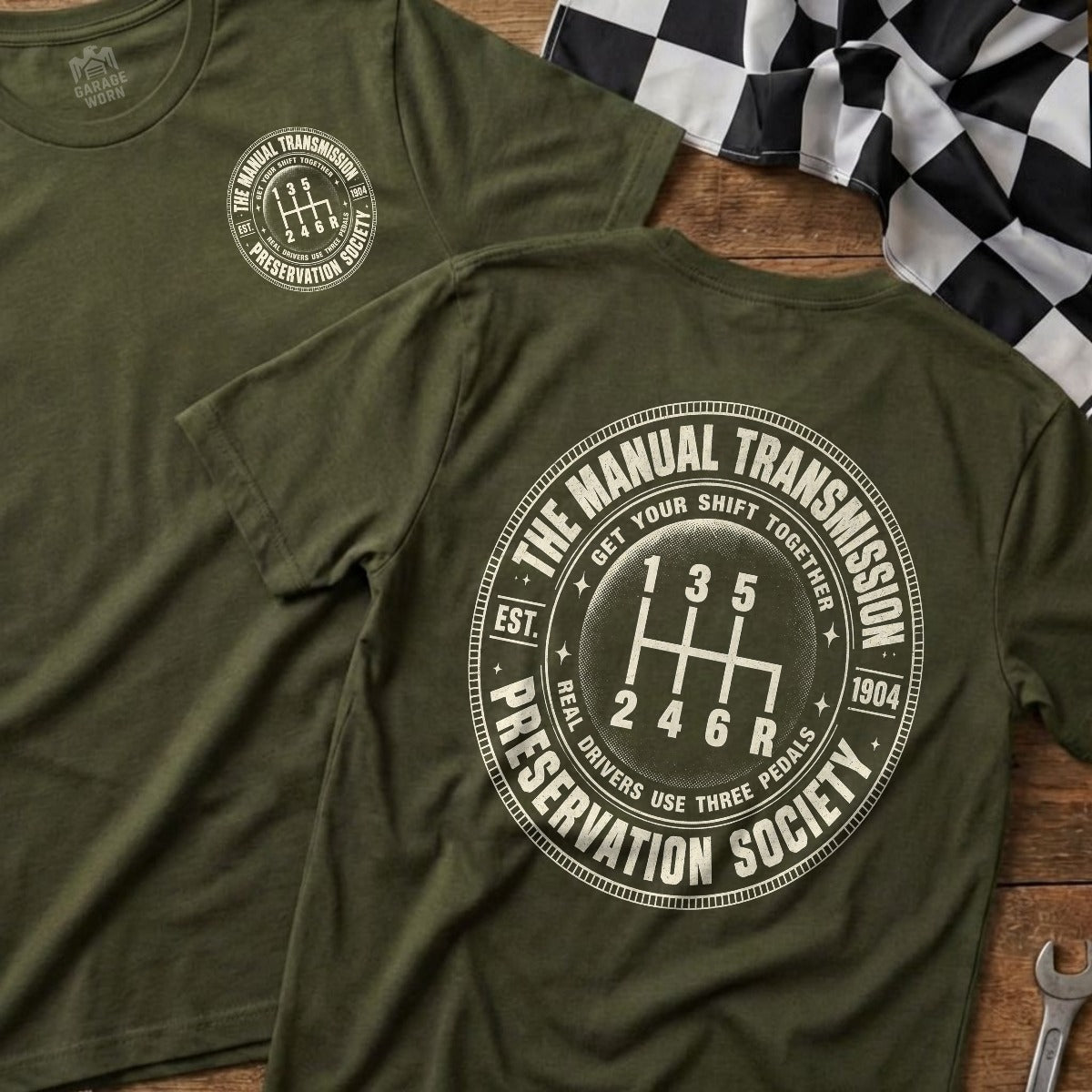 Military Green | Left Chest + Back (refreshed)