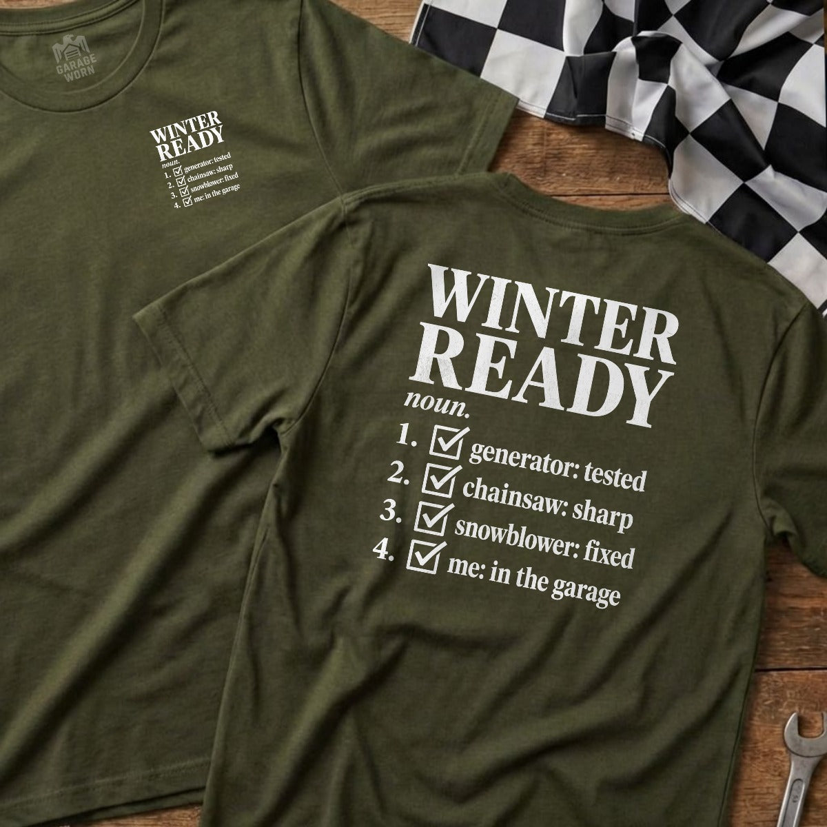 Military Green | Left Chest + Back (refreshed)
