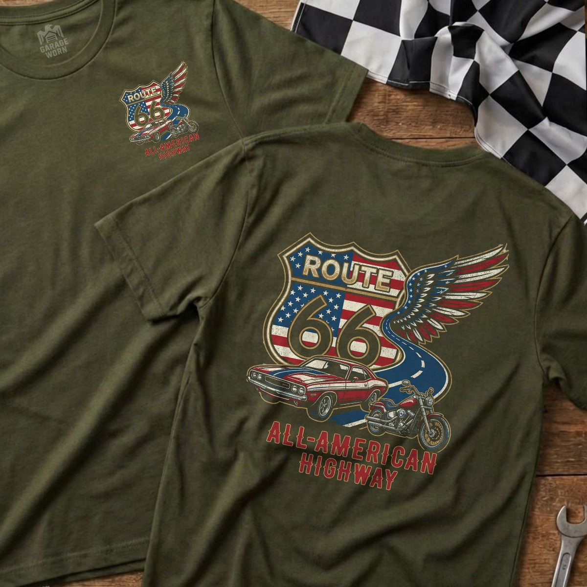 Military Green | Left Chest + Back (refreshed)