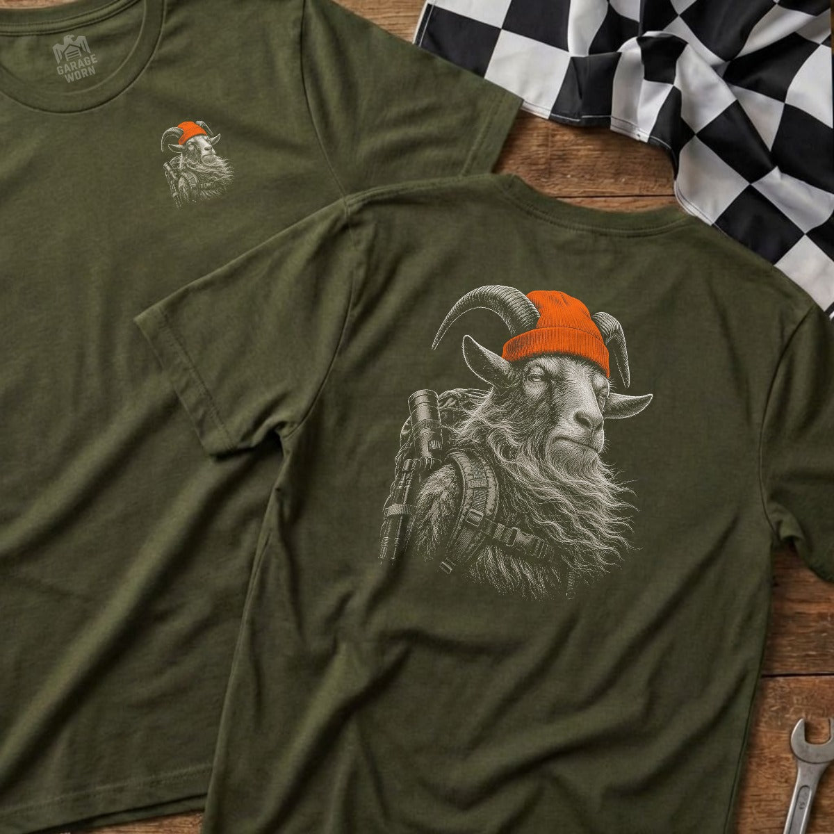 Military Green | Left Chest + Back (refreshed)