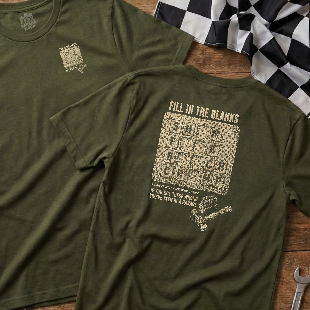 Military Green | Left Chest + Back (refreshed)