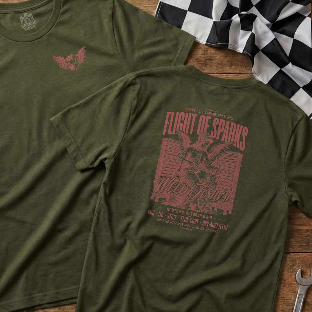 Military Green | Left Chest + Back (refreshed)