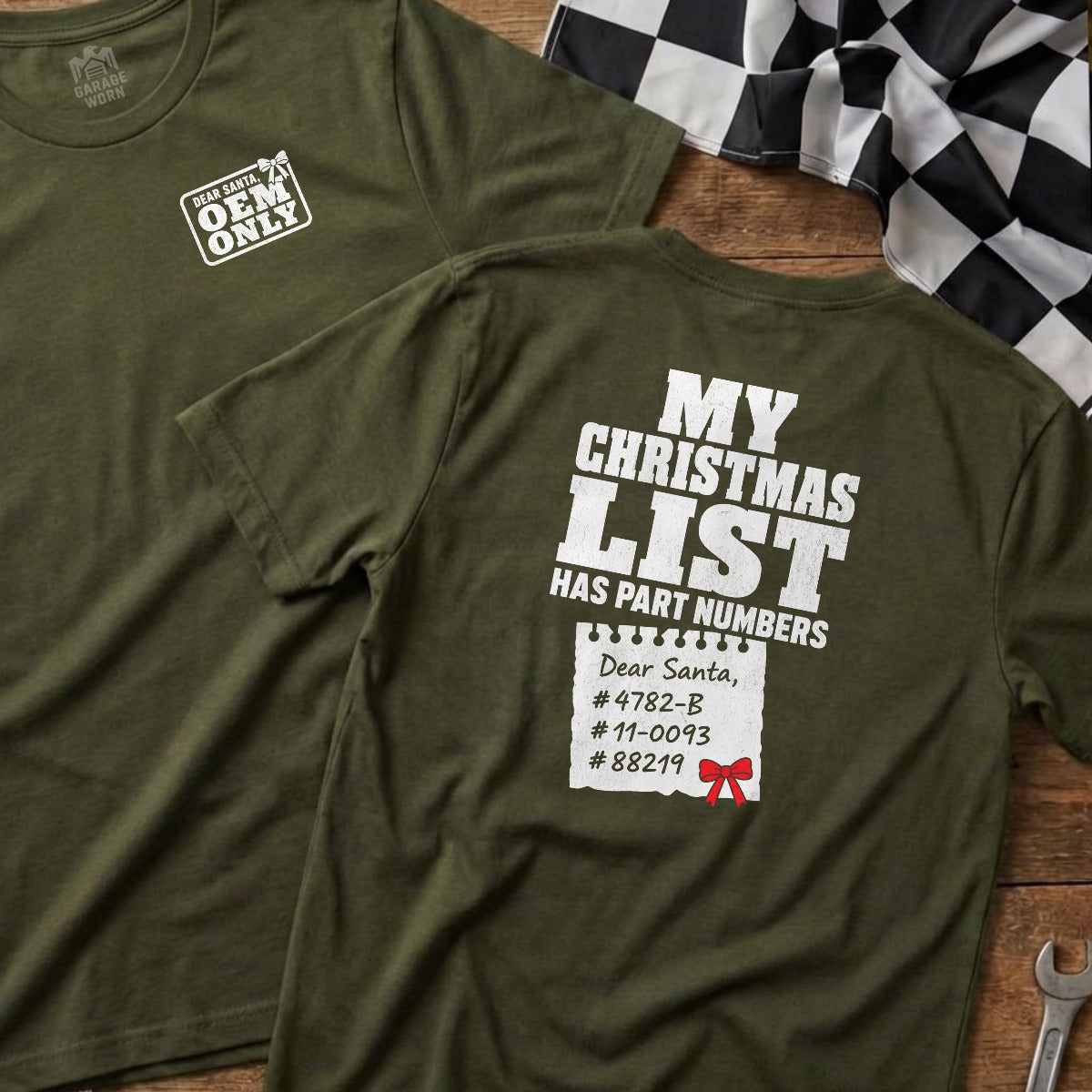 Military Green | Left Chest + Back (refreshed)