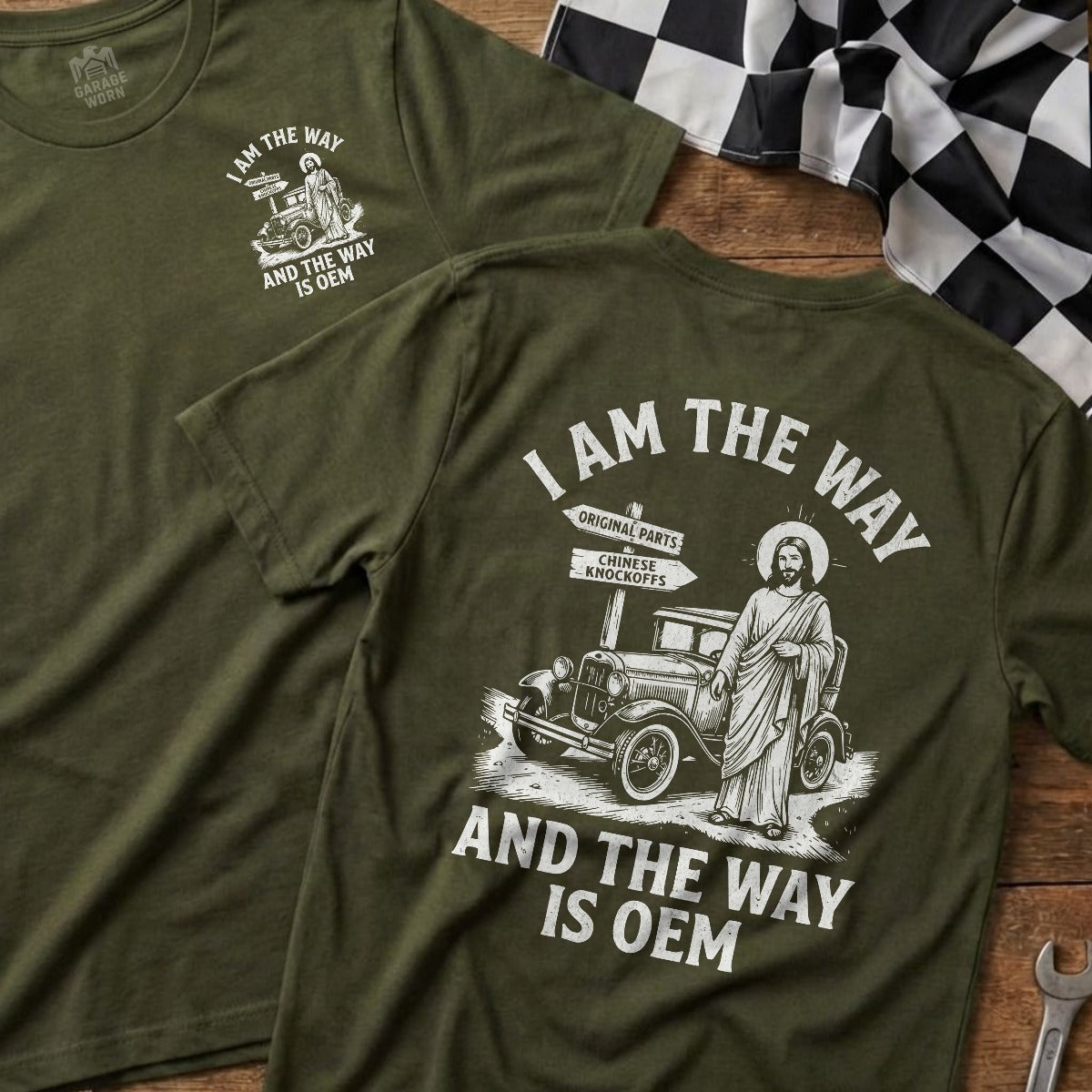 Military Green | Left Chest + Back (refreshed)