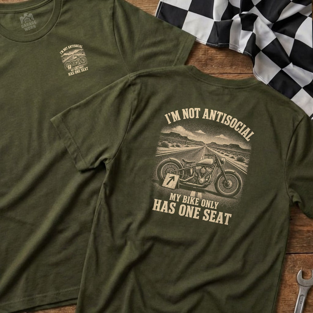 Military Green | Left Chest + Back (refreshed)