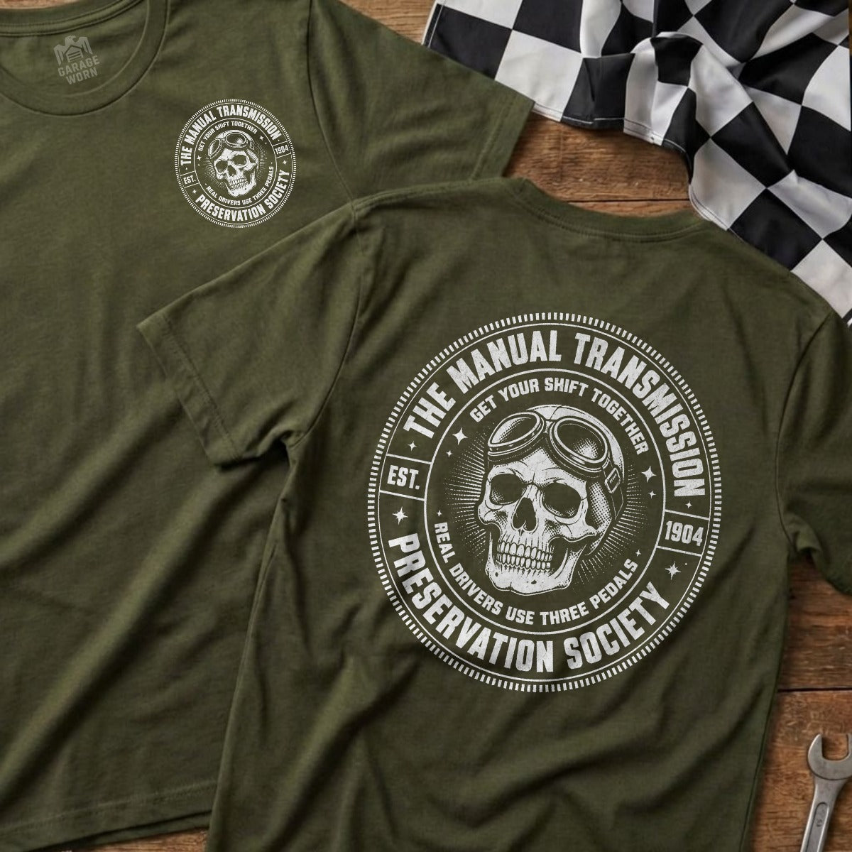 Military Green | Left Chest + Back (refreshed)