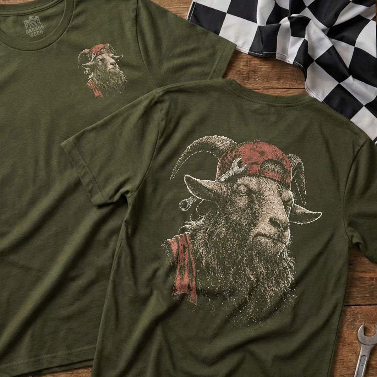 Military Green | Left Chest + Back (refreshed)