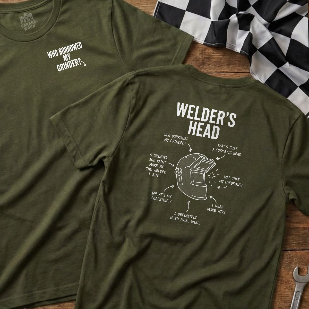 Military Green | Left Chest + Back (refreshed)