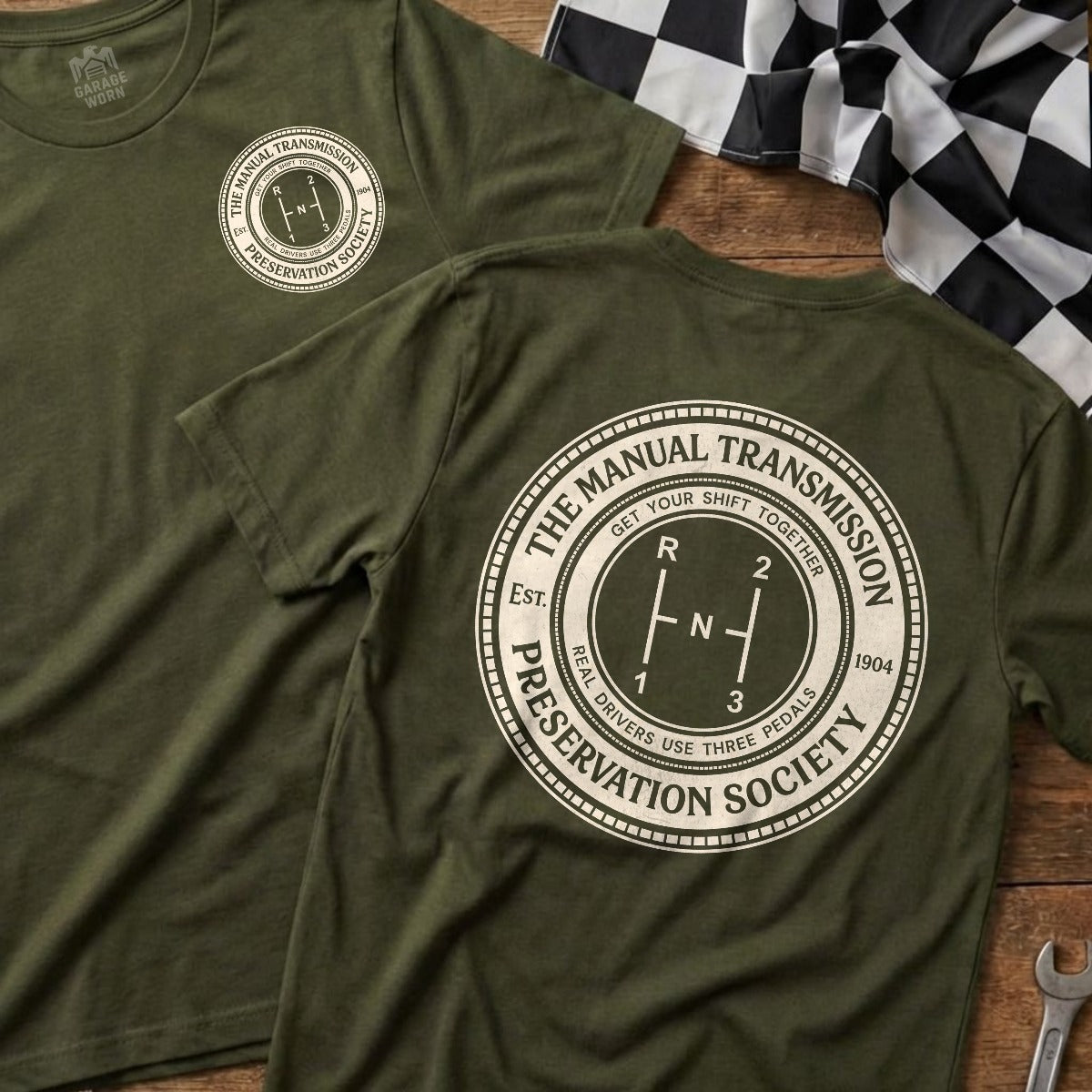 Military Green | Left Chest + Back (refreshed)