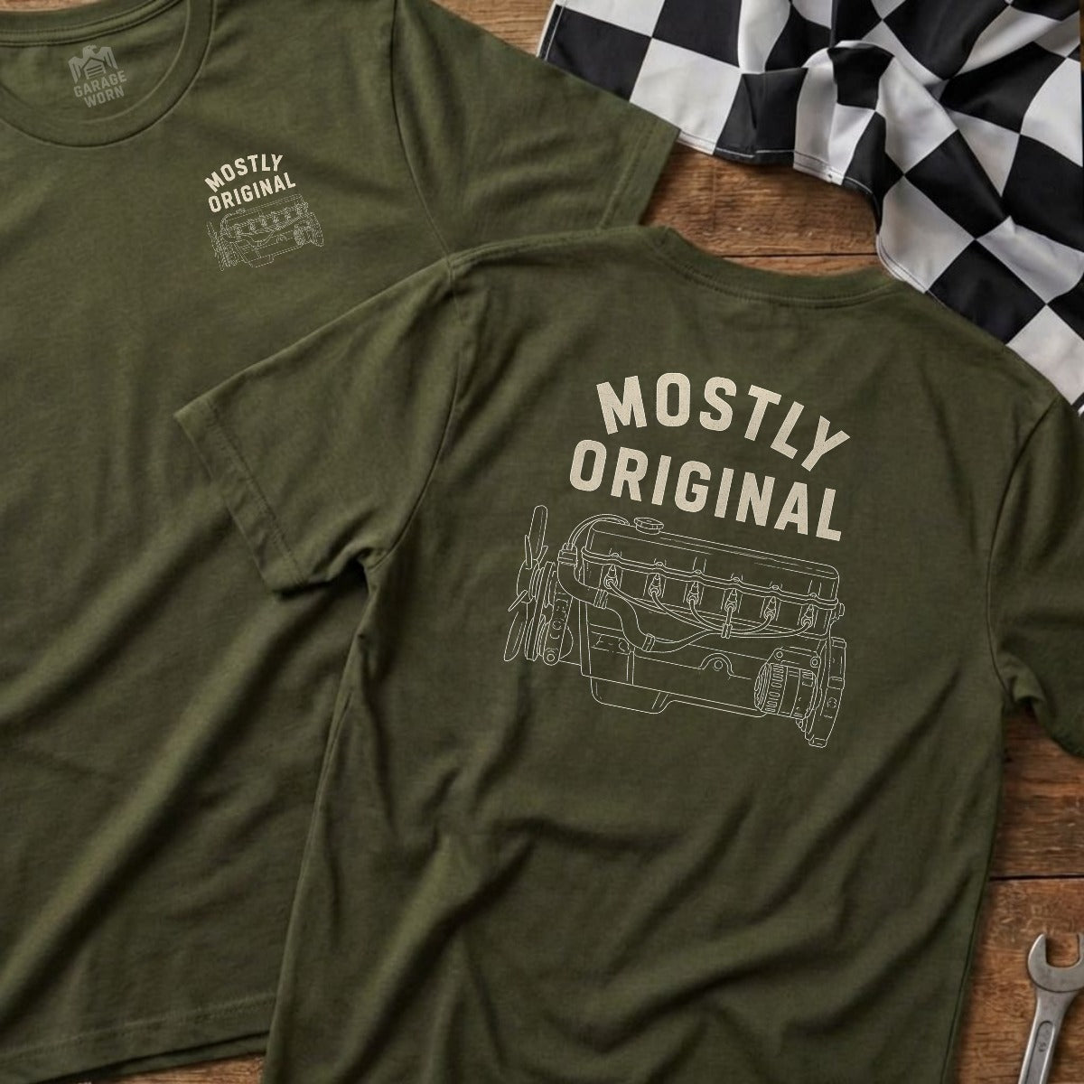 Military Green | Left Chest + Back (refreshed)