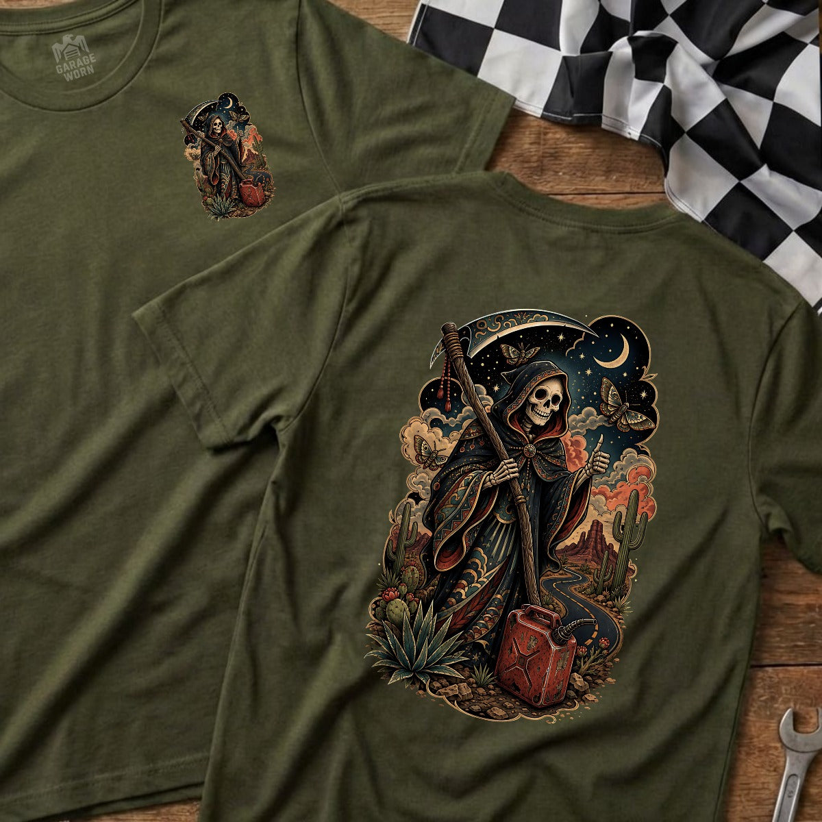 Military Green | Left Chest + Back (refreshed)
