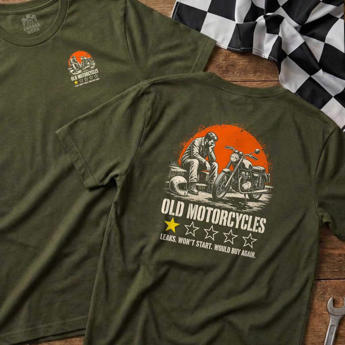 Military Green | Left Chest + Back (refreshed)