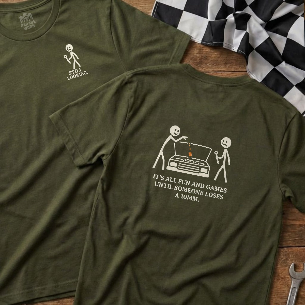 Military Green | Left Chest + Back (refreshed)
