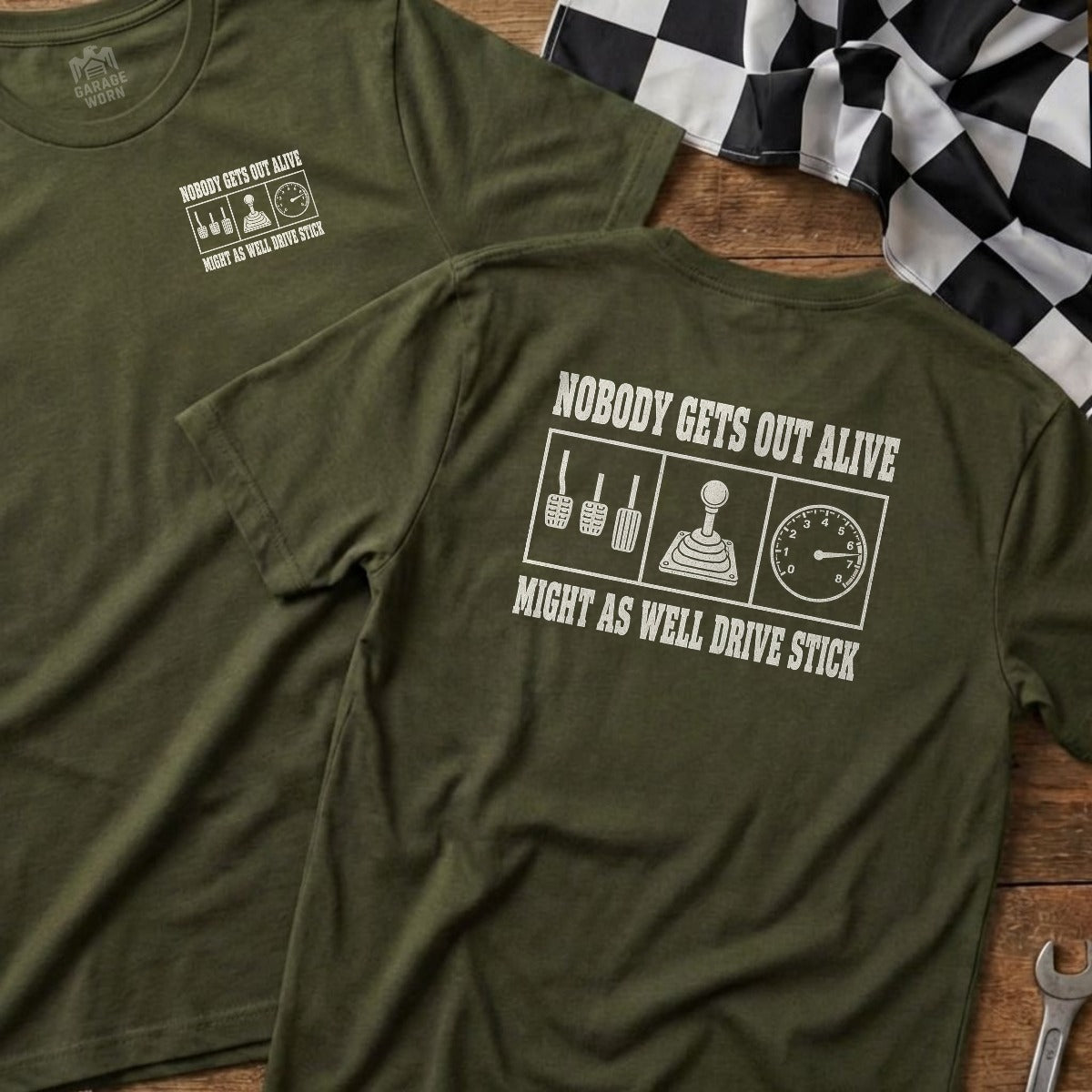 Military Green | Left Chest + Back (refreshed)