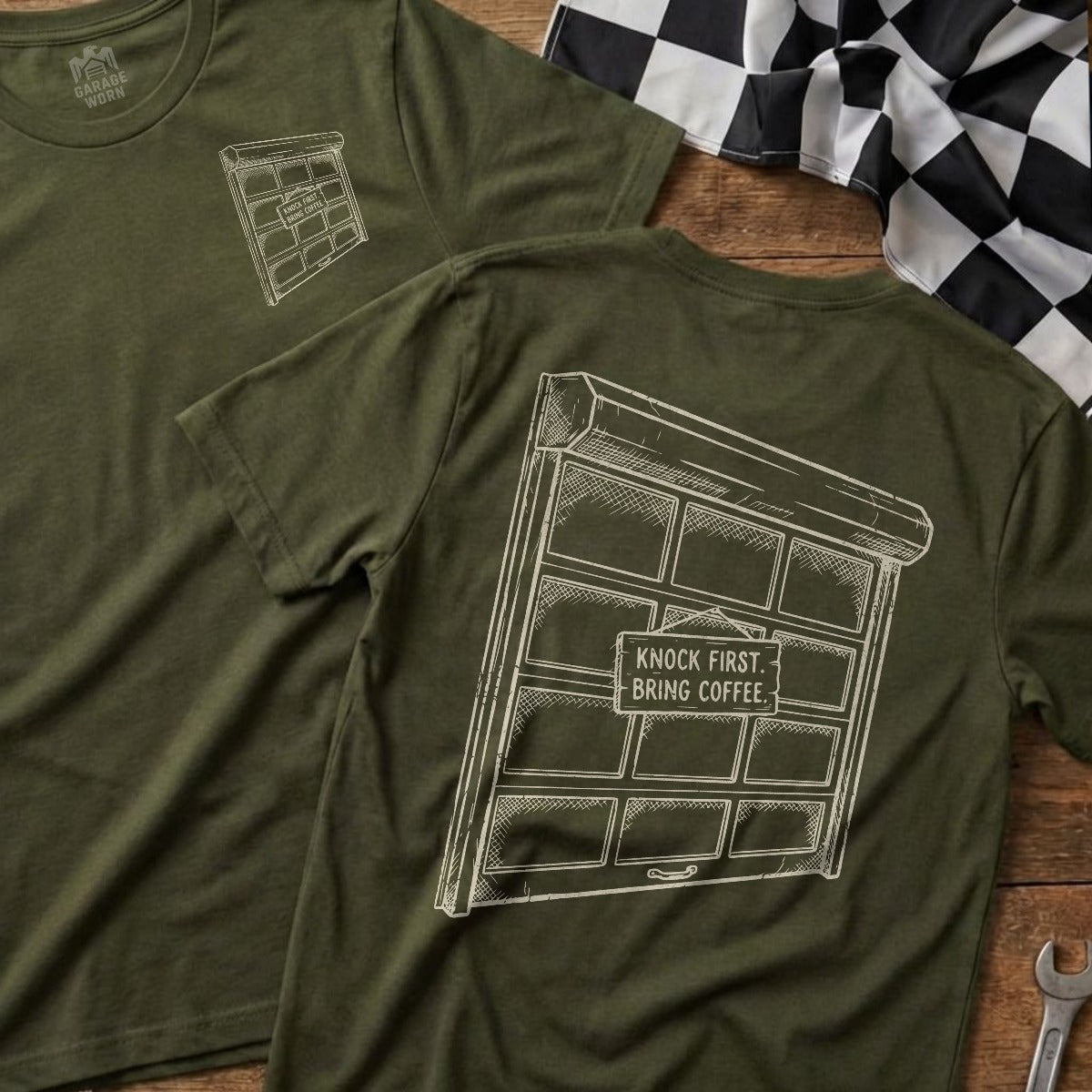 Military Green | Left Chest + Back (refreshed)