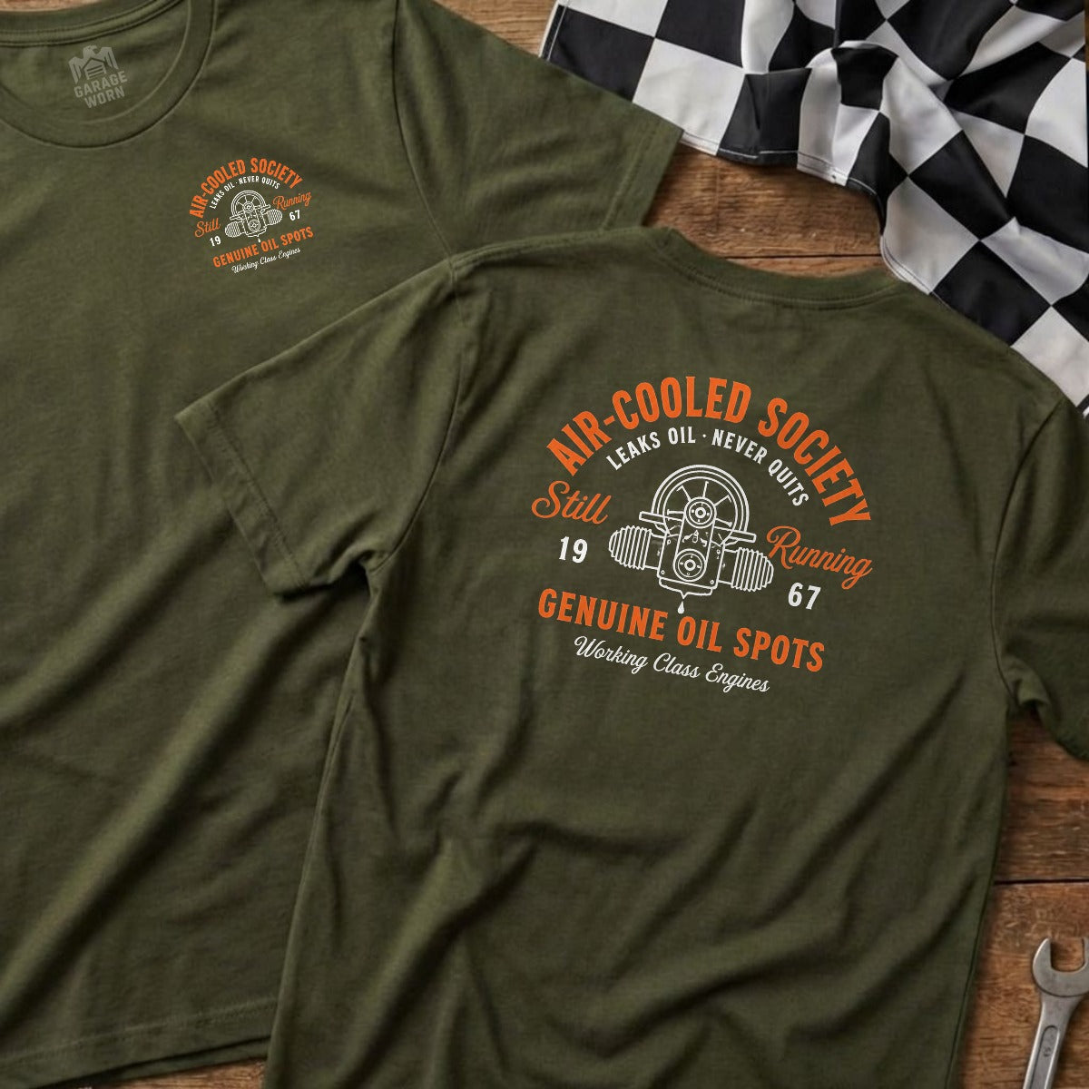 Military Green | Left Chest + Back (refreshed)