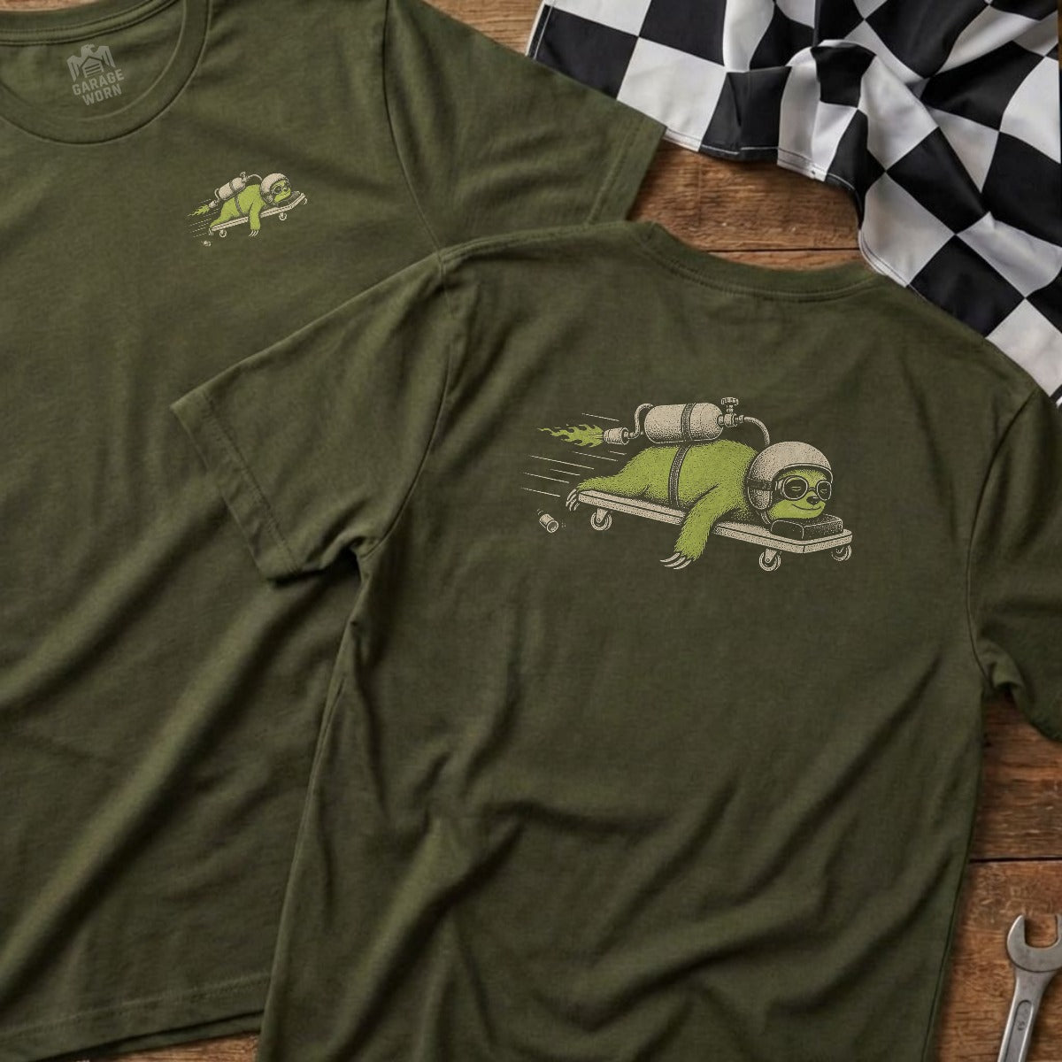 Military Green | Left Chest + Back (refreshed)