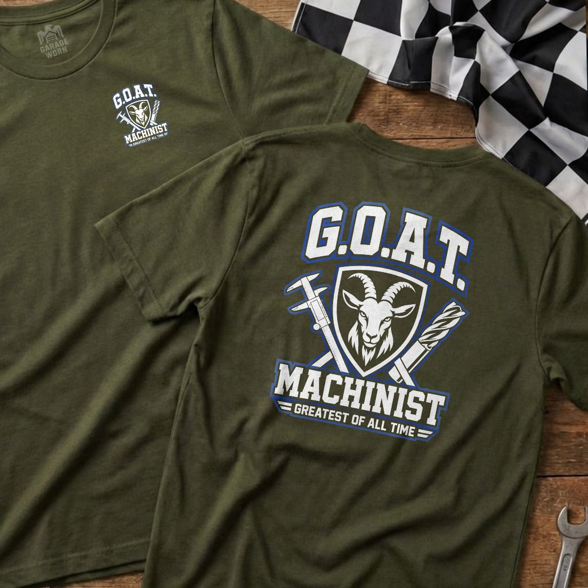 Military Green | Left Chest + Back (refreshed)