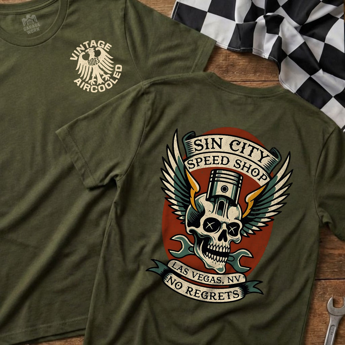 Military Green | Left Chest + Back (refreshed)