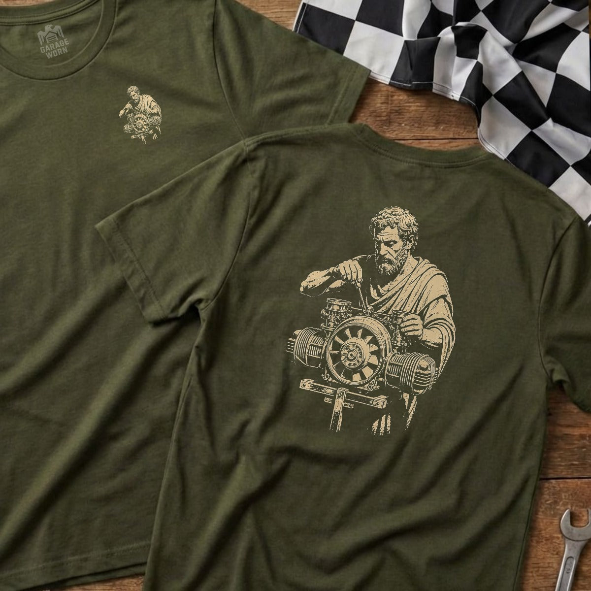 Military Green | Left Chest + Back (refreshed)
