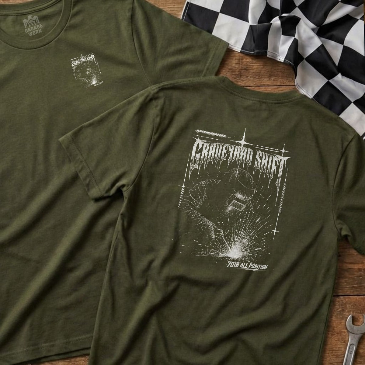 Military Green | Left Chest + Back (refreshed)