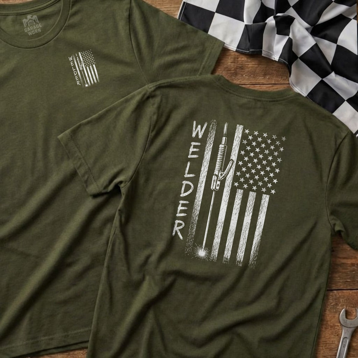 Military Green | Left Chest + Back (refreshed)