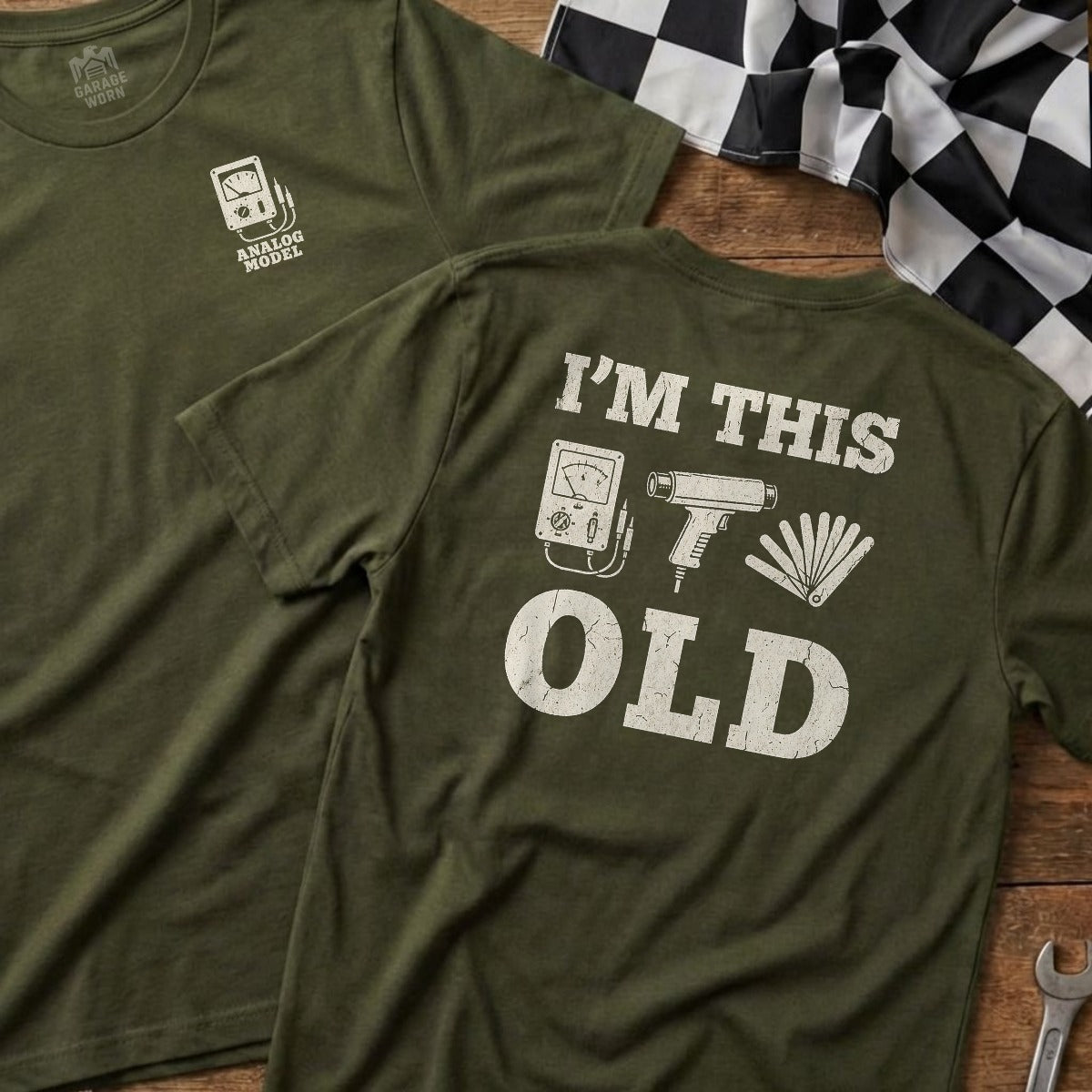 Military Green | Left Chest + Back (refreshed)