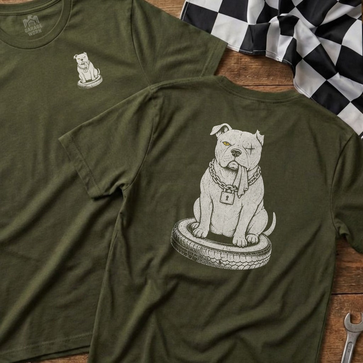 Military Green | Left Chest + Back (refreshed)